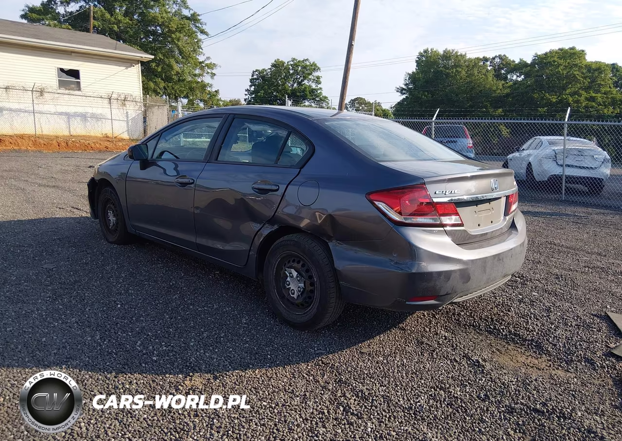 2015 Honda Civic Lx VIN:19XFB2F50FE037357 - 3
