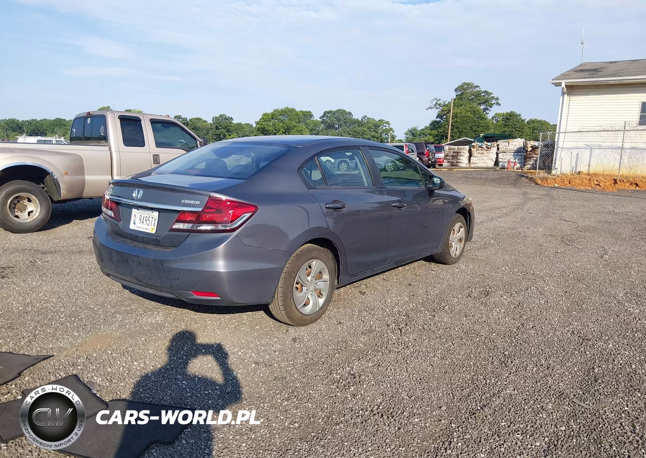 2015 Honda Civic Lx VIN:19XFB2F50FE037357 - 4