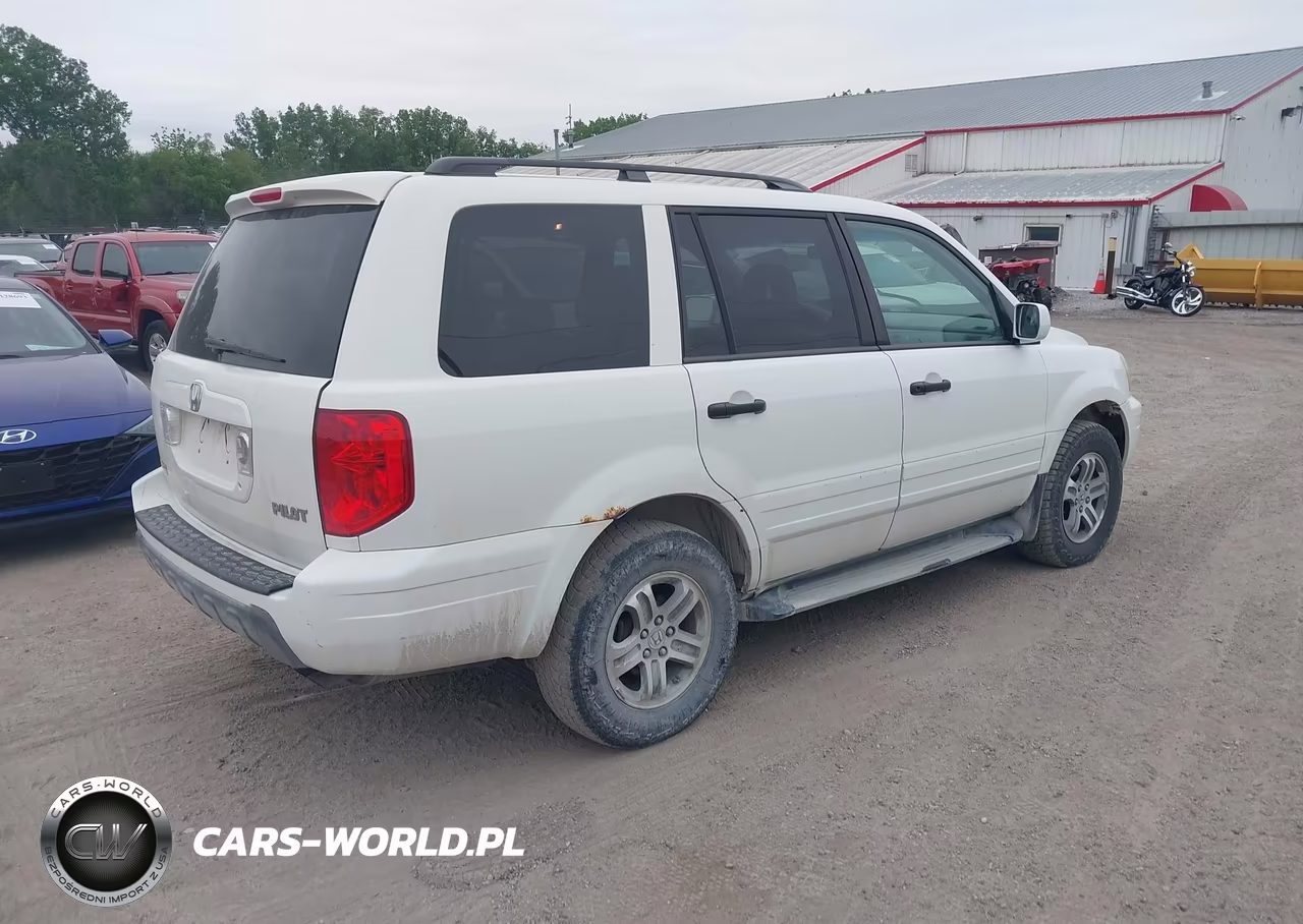 2005 Honda Pilot Ex-L VIN:5FNYF18565B007874 - 4
