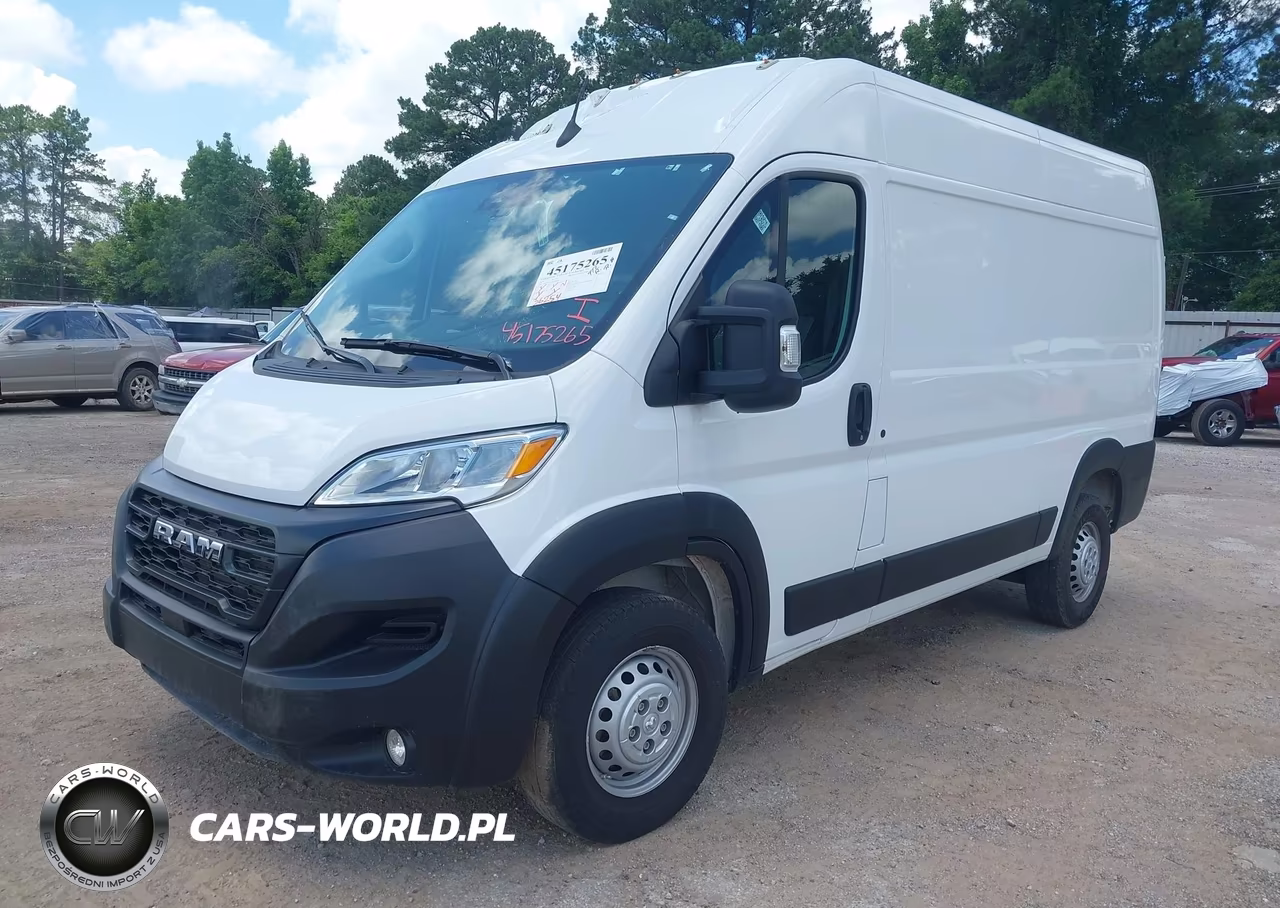2025 Ram Promaster 2500 Tradesman High Roof 136 Wb W-Pass Seat VIN:3C6LRVCG6SE505020 - 2