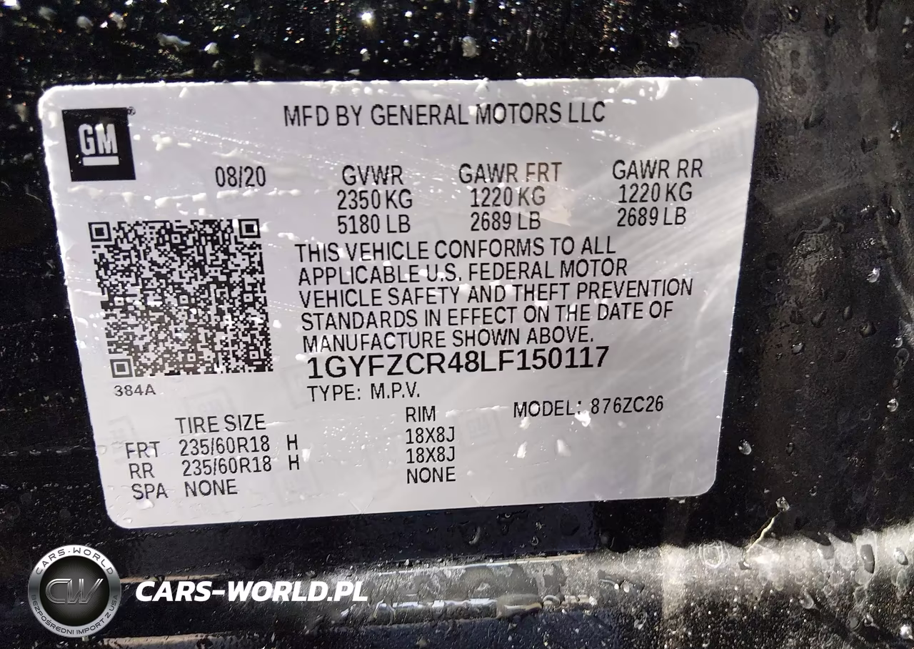 2020 Cadillac Xt4 Fwd Premium Luxury VIN:1GYFZCR48LF150117 - 9