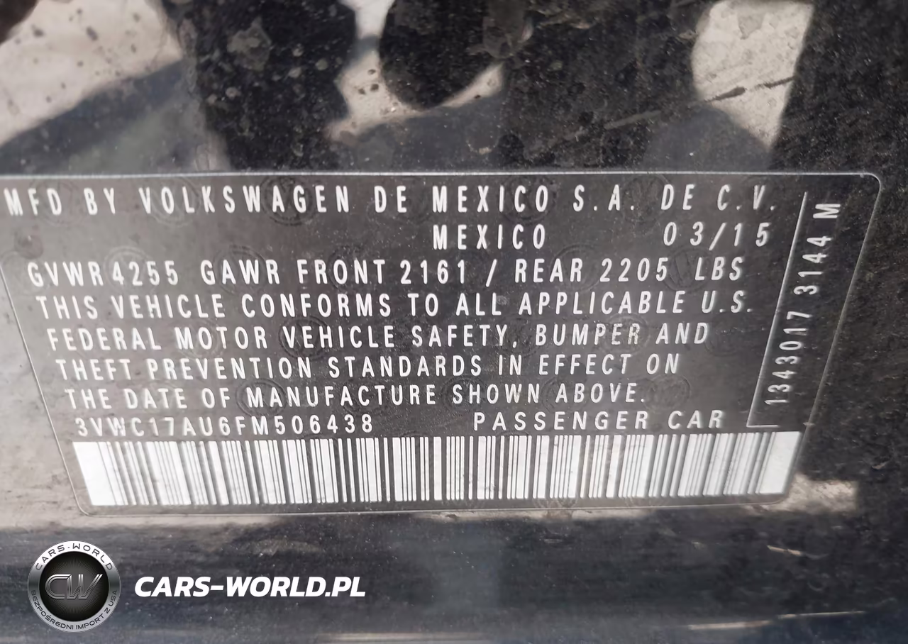 2015 Volkswagen Golf Sportwagen Tsi Se 4-Door VIN:3VWC17AU6FM506438 - 9