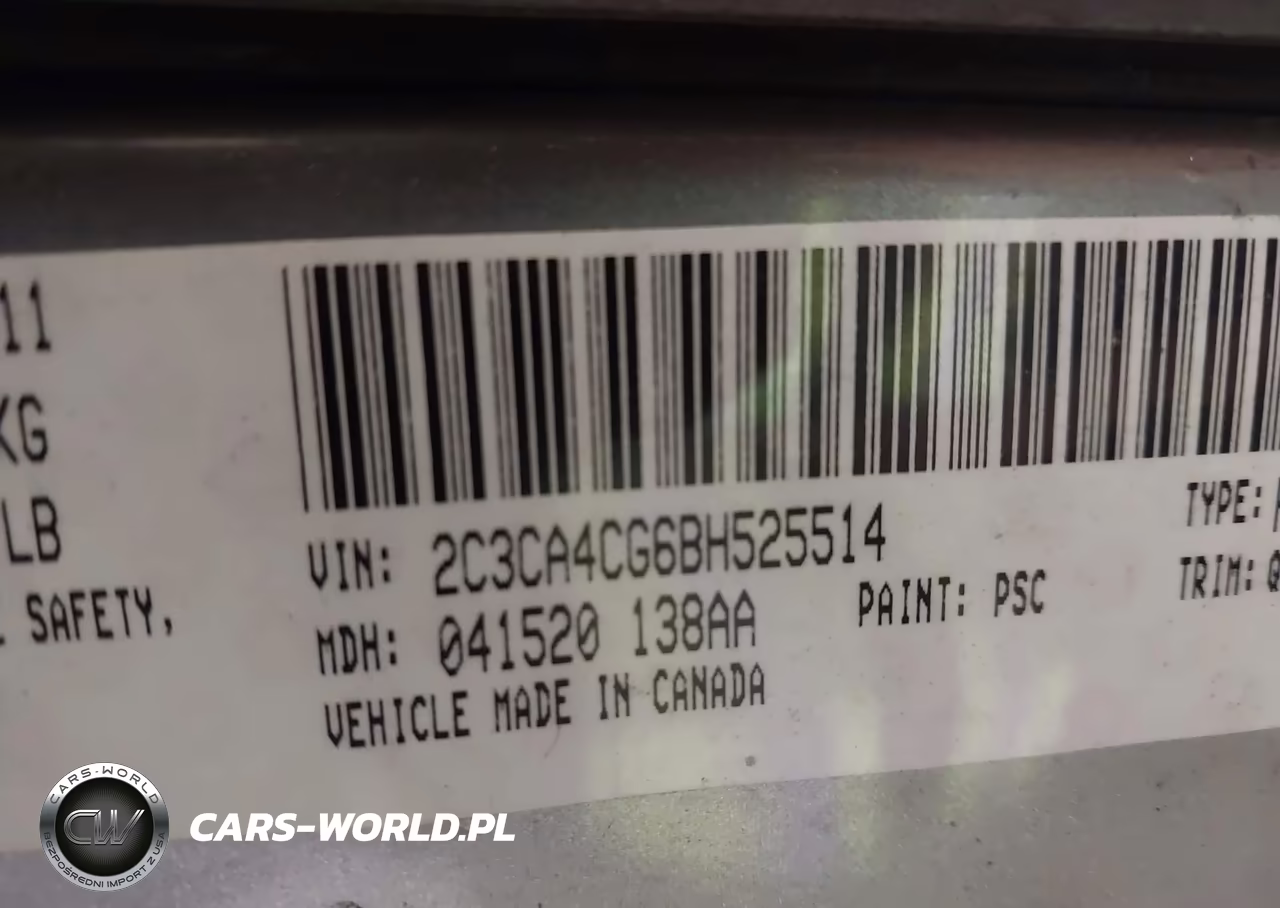 2011 Chrysler 300 VIN:2C3CA4CG6BH525514 - 9