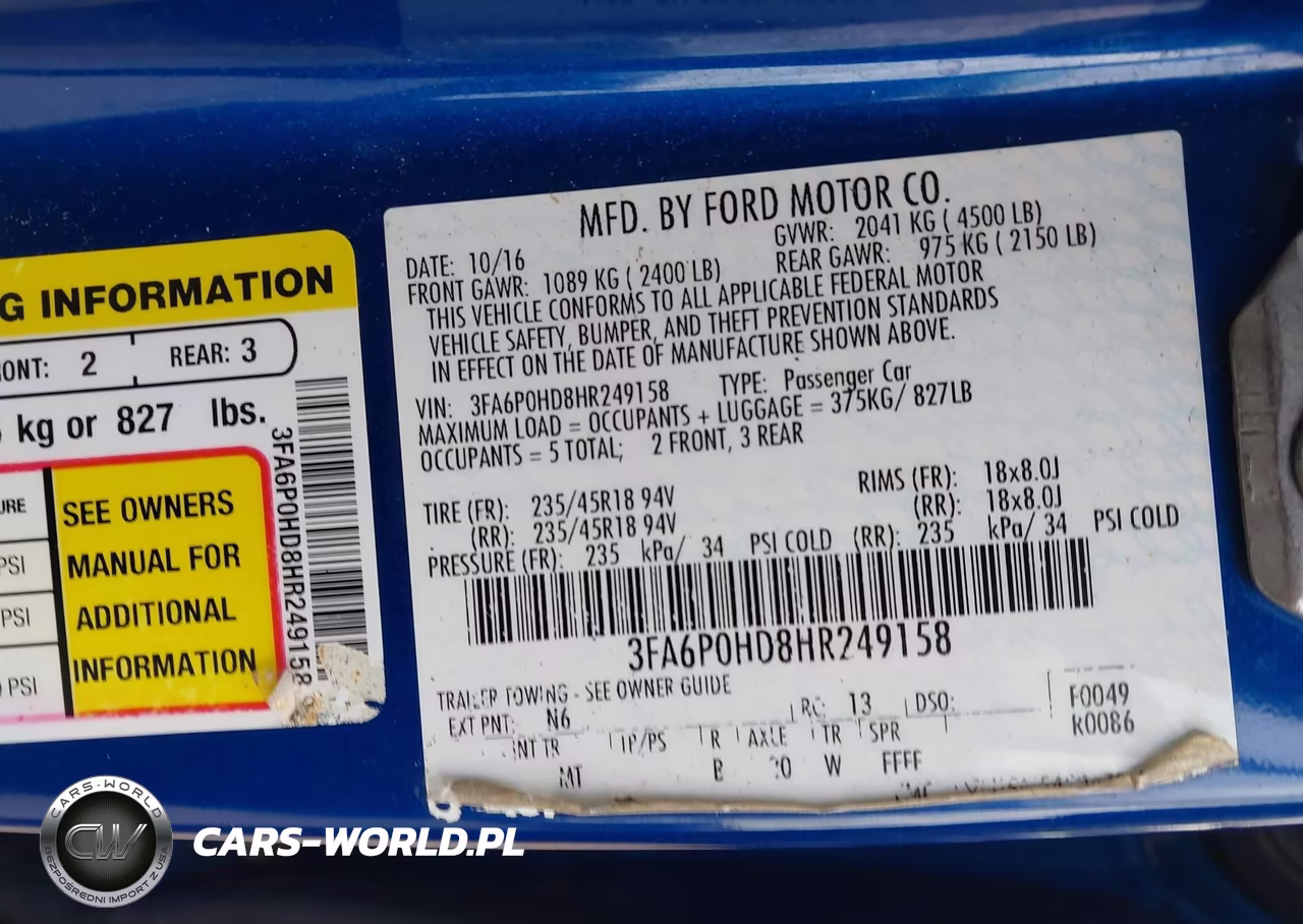 2017 Ford Fusion Se VIN:3FA6P0HD8HR249158 - 9