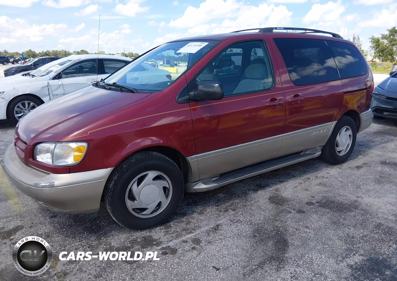 2000 TOYOTA SIENNA XLE VIN:4T3ZF13C8YU197573 - 2