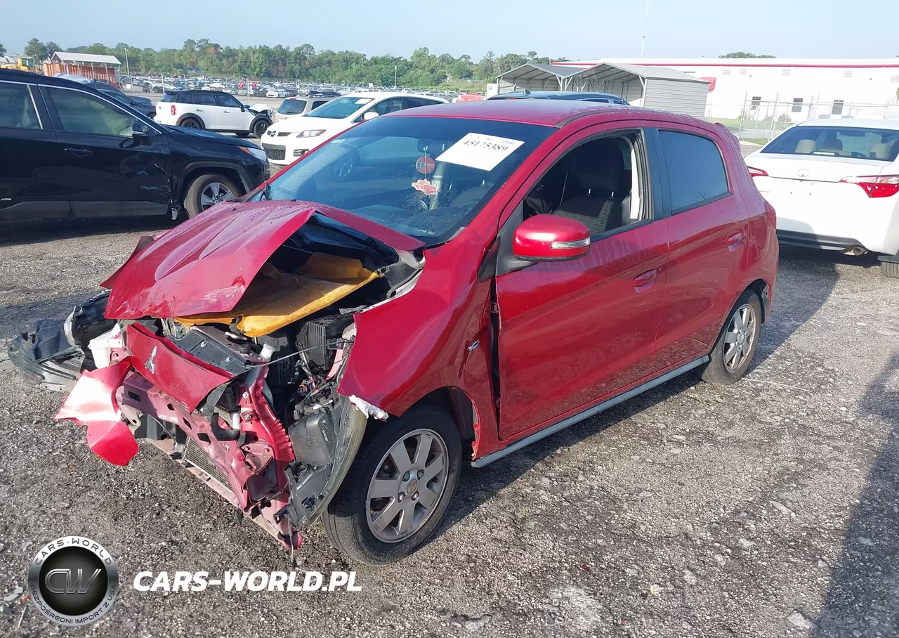 2015 Mitsubishi Mirage Es VIN:ML32A4HJ0FH051201 - 2