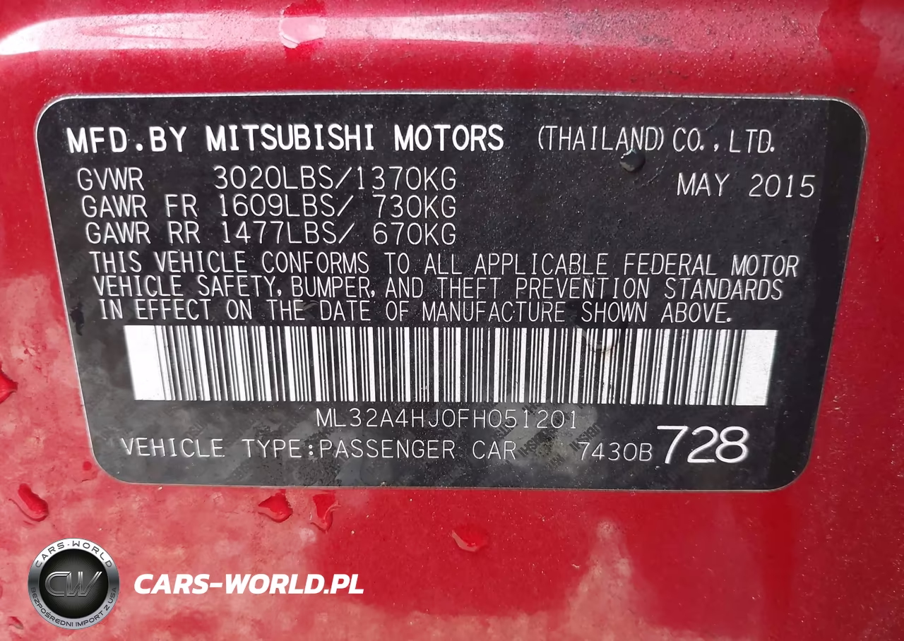2015 Mitsubishi Mirage Es VIN:ML32A4HJ0FH051201 - 9