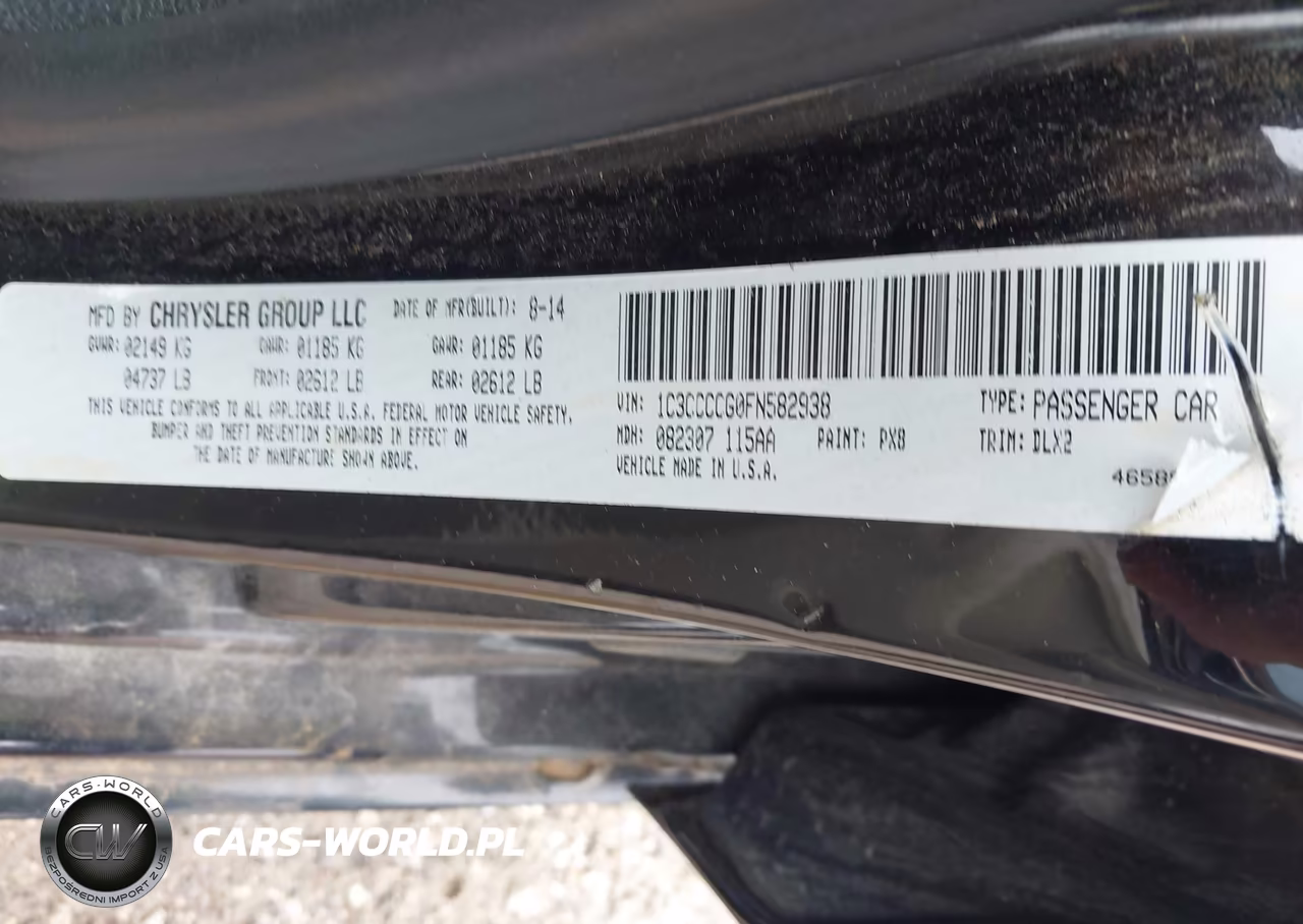 2015 Chrysler 200 C VIN:1C3CCCCG0FN582938 - 9