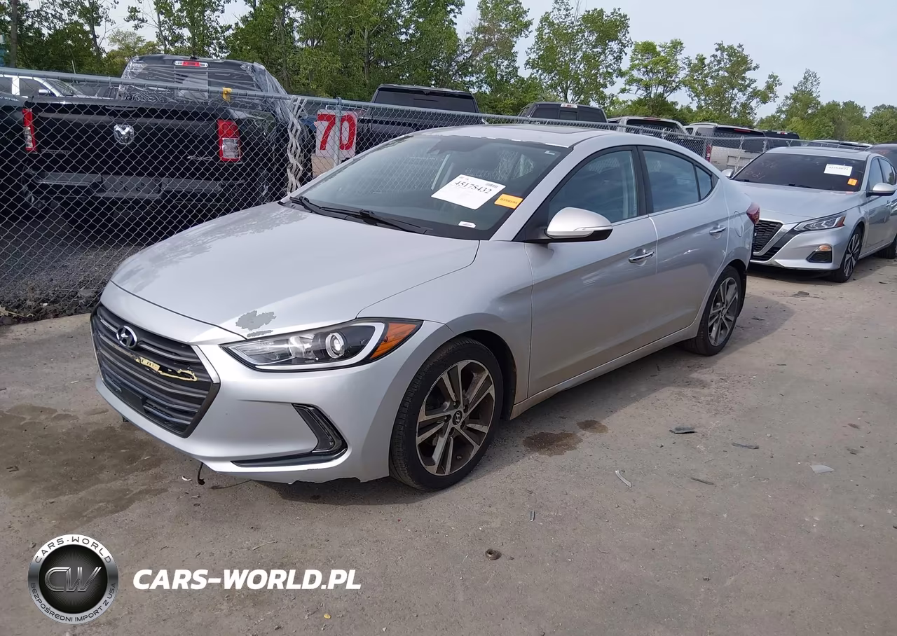 2017 Hyundai Elantra Limited VIN:5NPD84LF9HH067275 - 2
