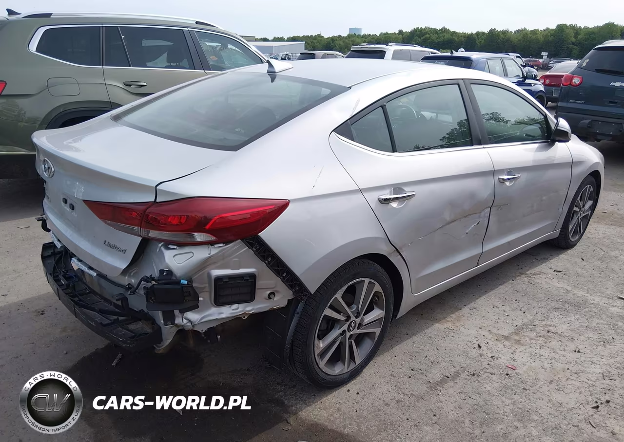 2017 Hyundai Elantra Limited VIN:5NPD84LF9HH067275 - 4
