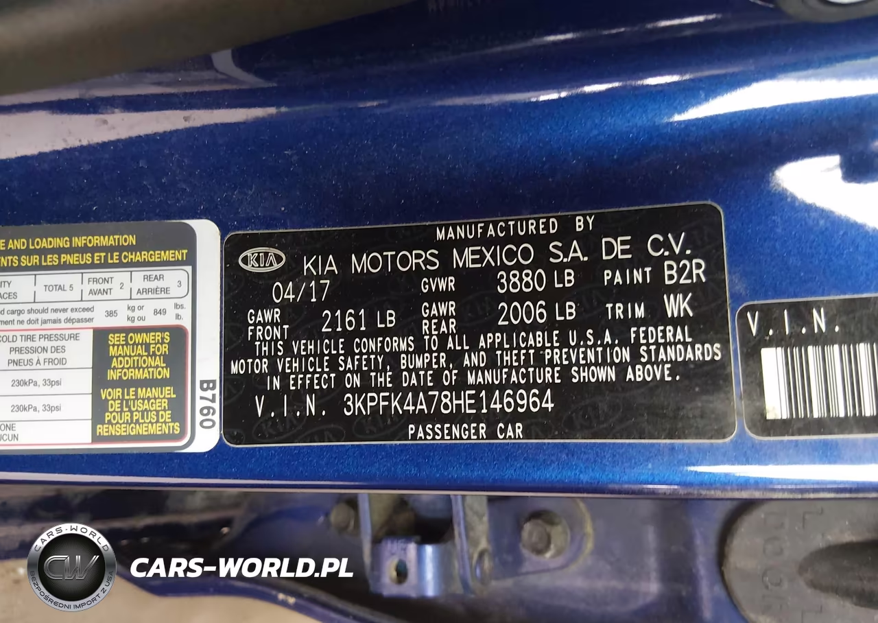 2017 Kia Forte Lx VIN:3KPFK4A78HE146964 - 9