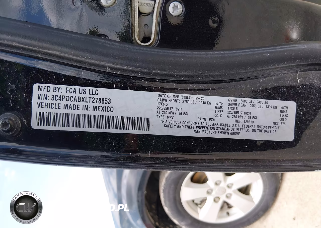 2020 Dodge Journey Se Value VIN:3C4PDCABXLT278853 - 9