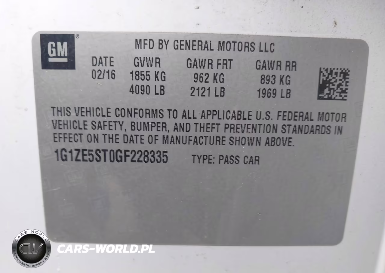 2016 Chevrolet Malibu 1Lt VIN:1G1ZE5ST0GF228335 - 9