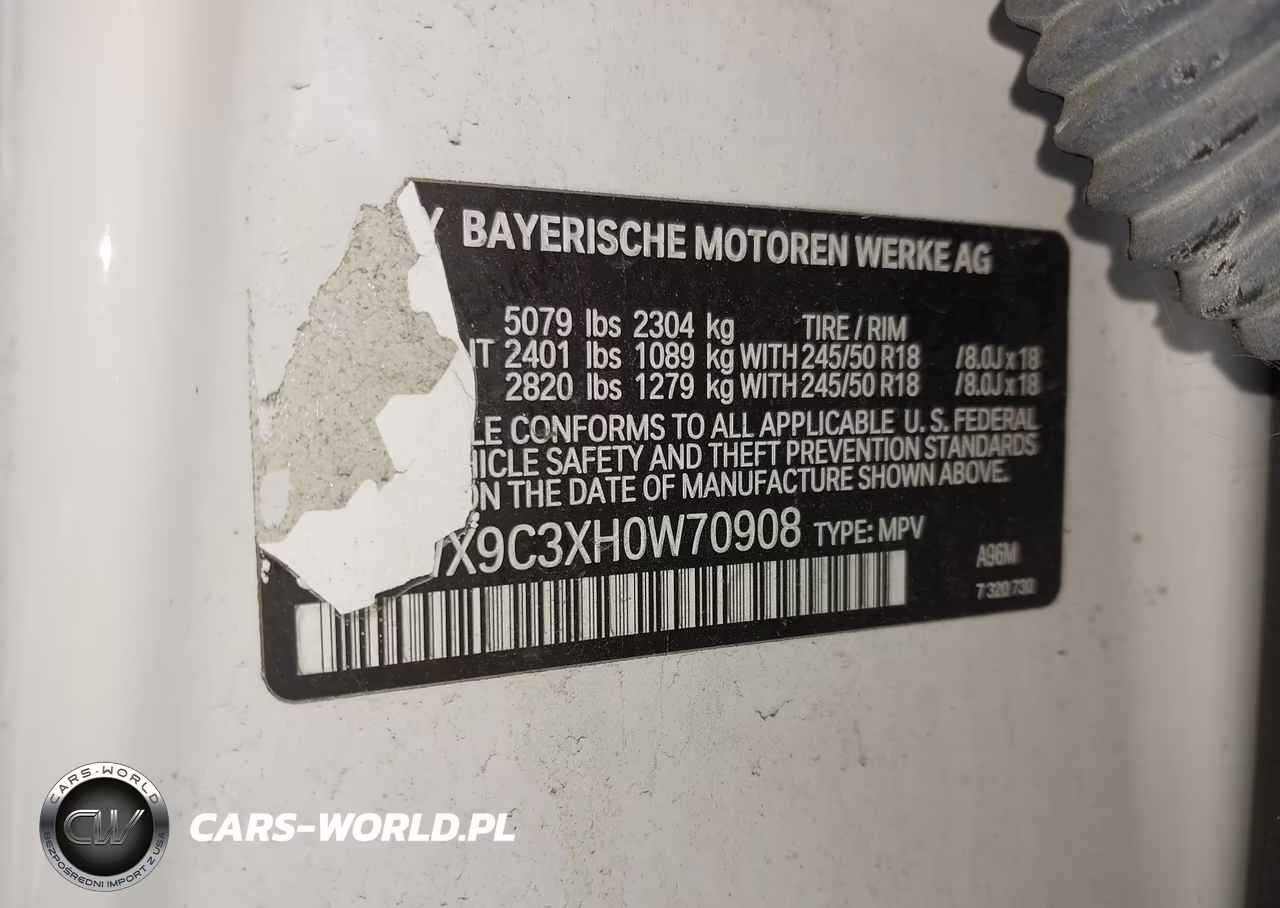 2017 BMW X3 xDrive28I VIN:5UXWX9C3XH0W70908 - 9