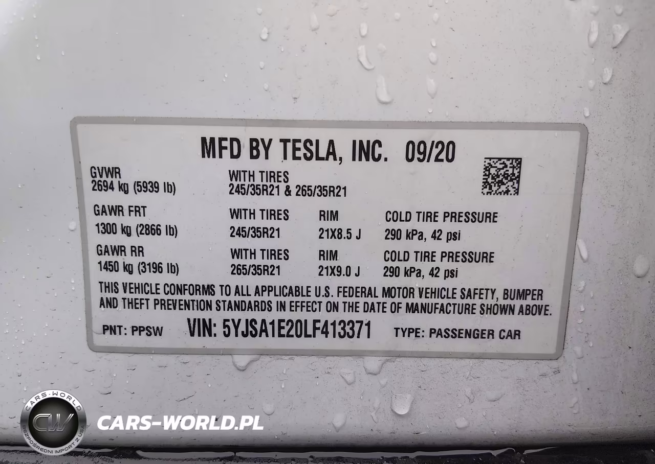 2020 Tesla Model S Long Range Dual Motor All-Wheel Drive-Long Range Plus Dual Motor All-Wheel Drive VIN:5YJSA1E20LF413371 - 9