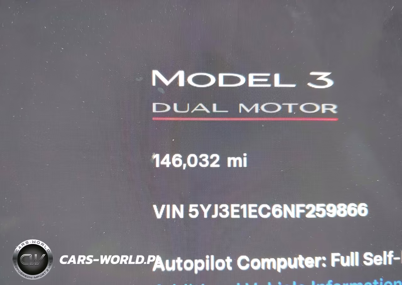 2022 Tesla Model 3 Performance Dual Motor All-Wheel Drive VIN:5YJ3E1EC6NF259866 - 15