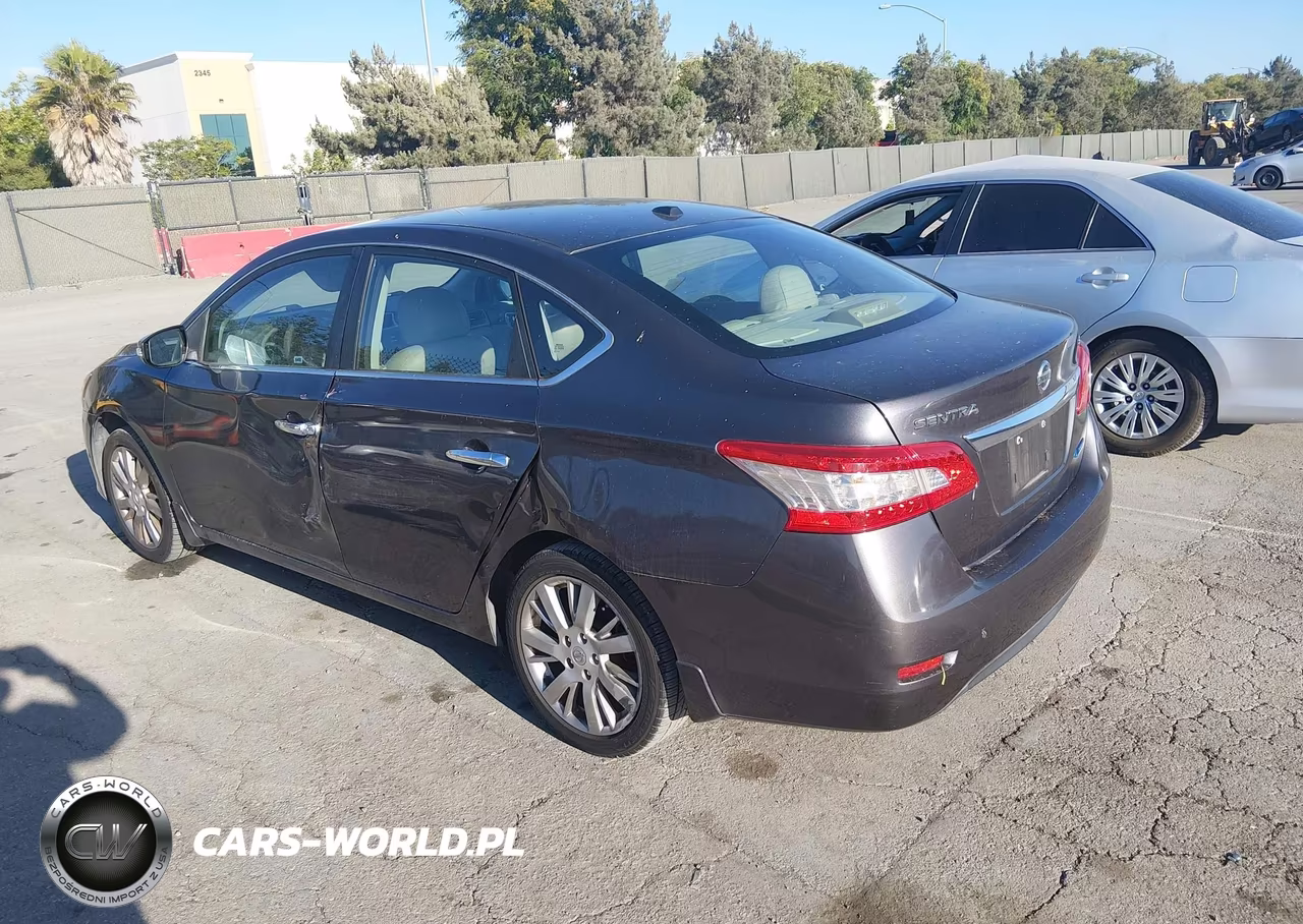 2014 Nissan Sentra Sl VIN:3N1AB7AP0EL608195 - 3