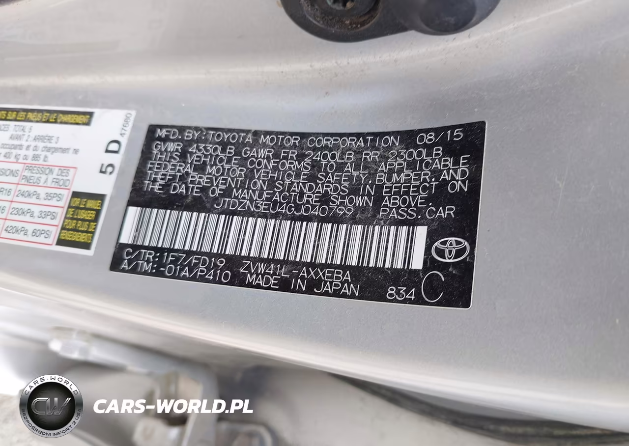 2016 Toyota Prius V Three VIN:JTDZN3EU4GJ040799 - 9