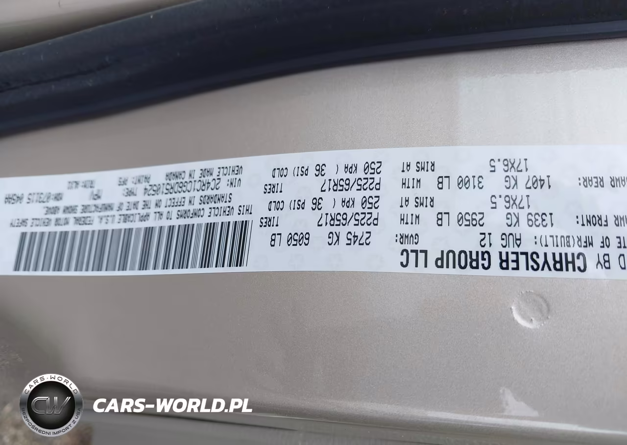 2013 Chrysler Town & Country Touring-L VIN:2C4RC1CG6DR510524 - 9