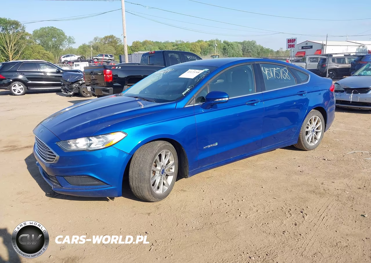 2017 Ford Fusion Hybrid Se VIN:3FA6P0LU3HR148763 - 2