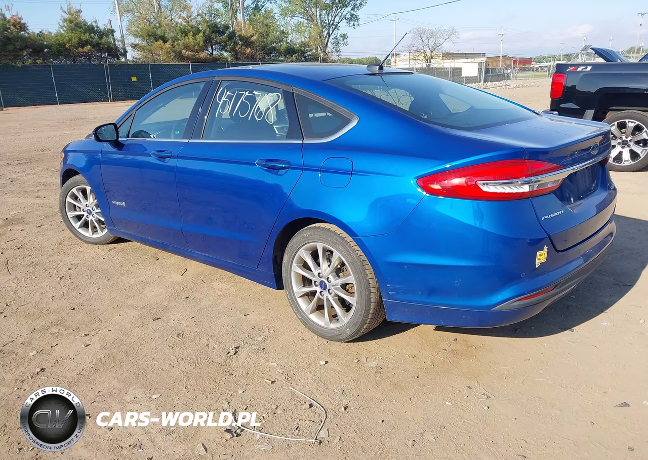 2017 Ford Fusion Hybrid Se VIN:3FA6P0LU3HR148763 - 3