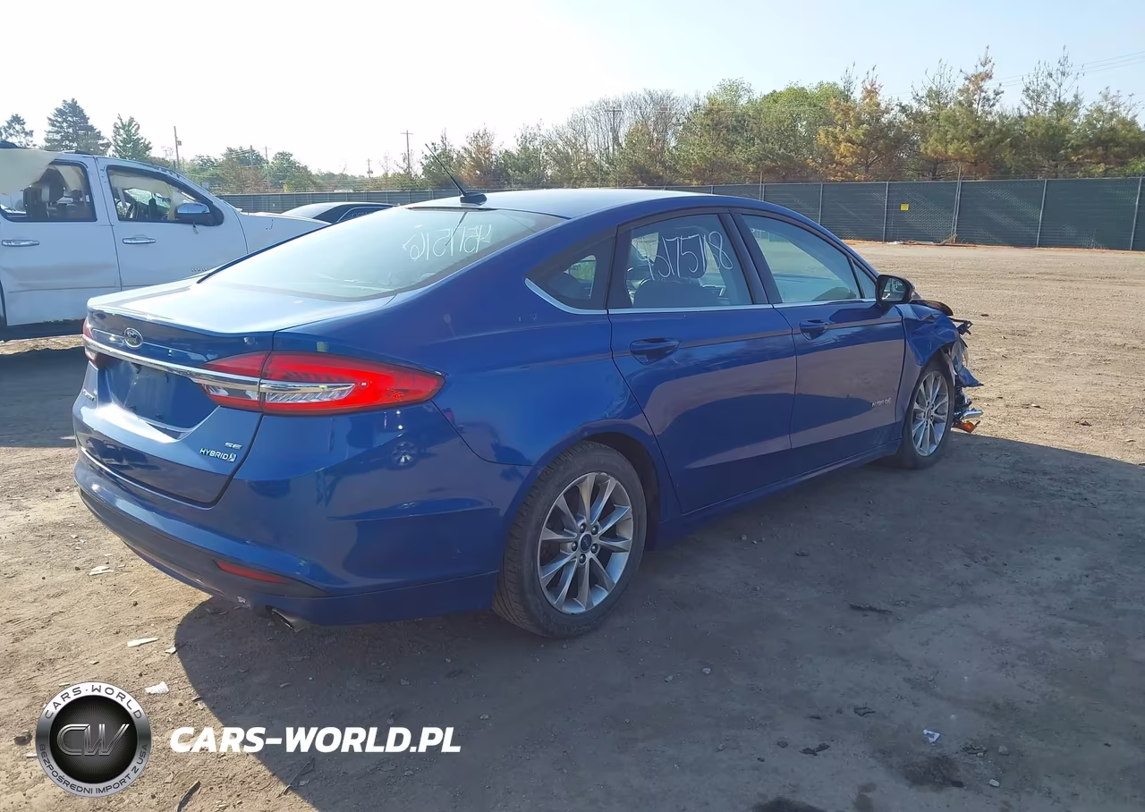 2017 Ford Fusion Hybrid Se VIN:3FA6P0LU3HR148763 - 4