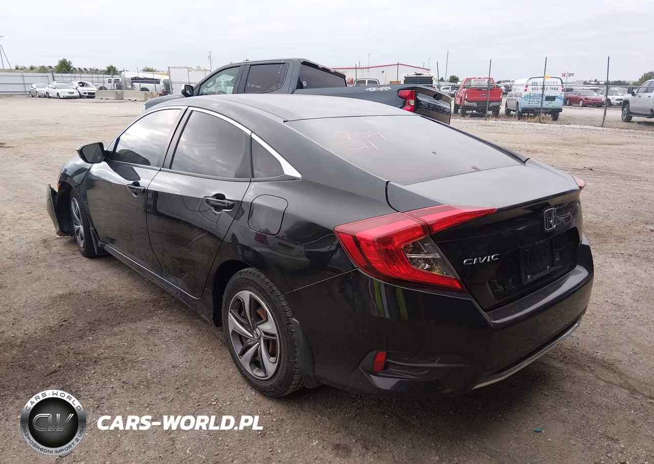 2019 Honda Civic Lx VIN:19XFC2F68KE029801 - 3