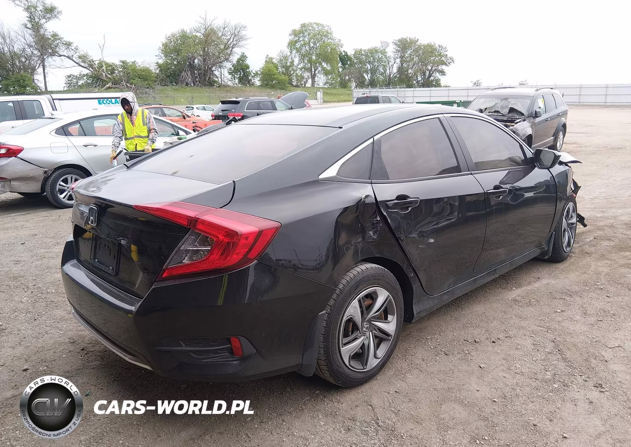 2019 Honda Civic Lx VIN:19XFC2F68KE029801 - 4