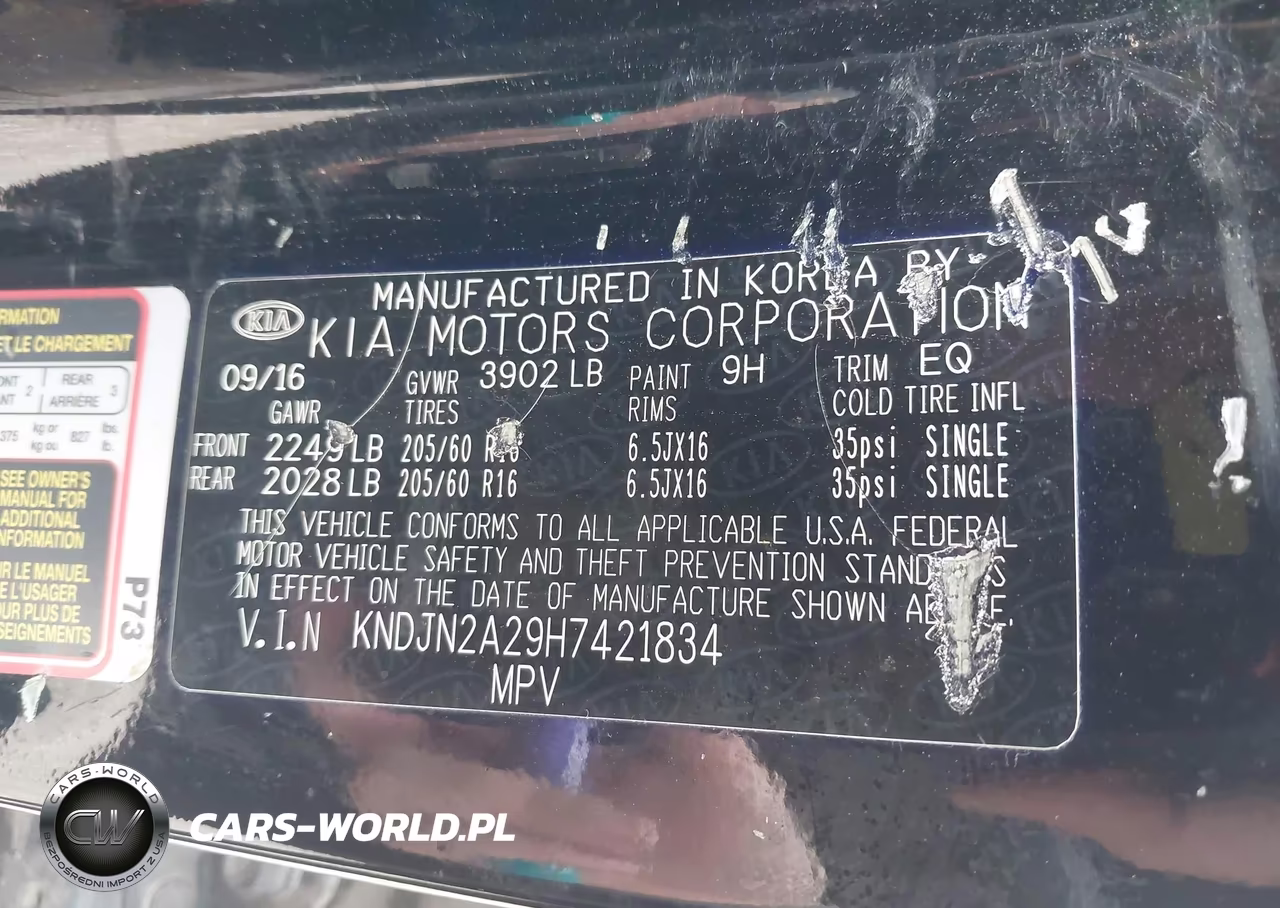 2017 Kia Soul VIN:KNDJN2A29H7421834 - 9
