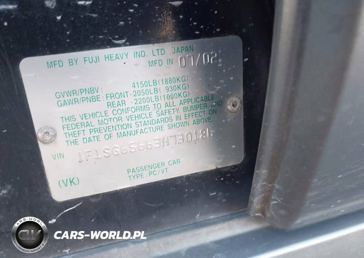 2003 Subaru Forester Xs VIN:JF1SG65663H730186 - 9