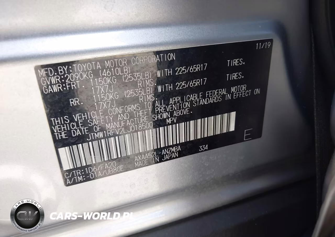 2020 Toyota Rav4 Xle VIN:JTMW1RFV2LJ018500 - 9