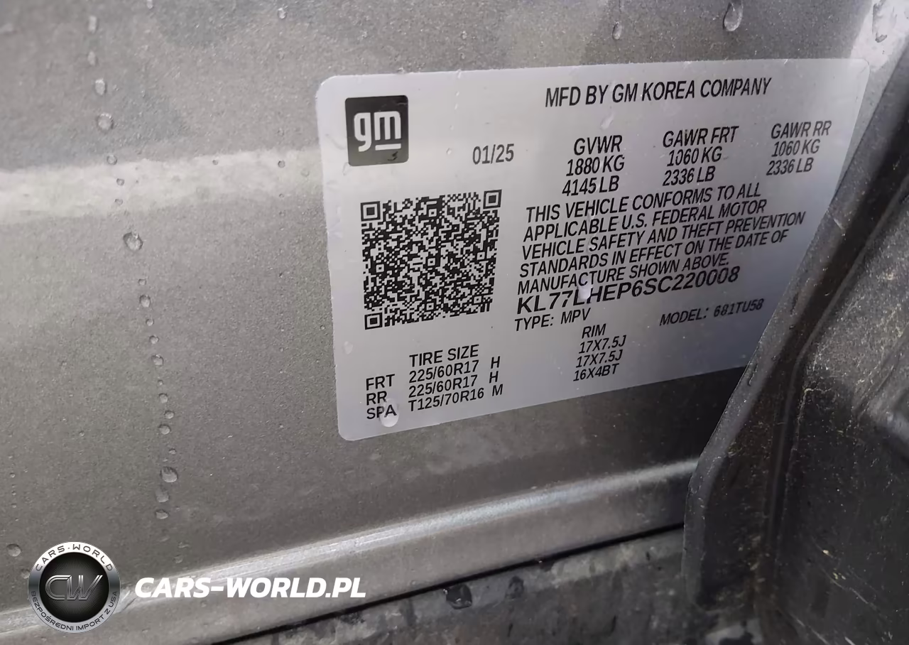 2025 Chevrolet Trax Fwd Lt VIN:KL77LHEP6SC220008 - 9