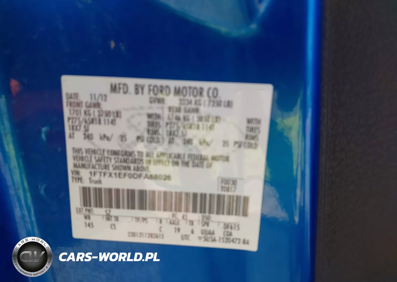 2013 Ford F-150 Stx VIN:1FTFX1EF0DFA88026 - 9
