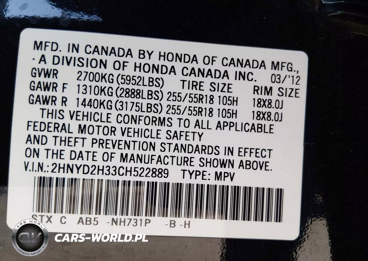 2012 Acura Mdx Technology Package VIN:2HNYD2H33CH522889 - 9