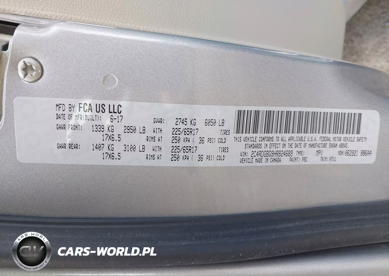 2017 Dodge Grand Caravan Se VIN:2C4RDGBG9HR824689 - 9