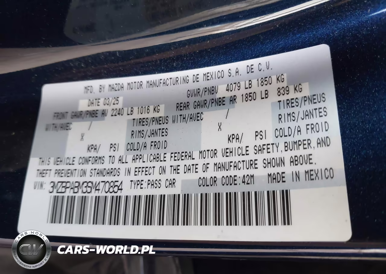 2025 Mazda Mazda3 2.5 S Select Sport VIN:3MZBPABM3SM470854 - 9