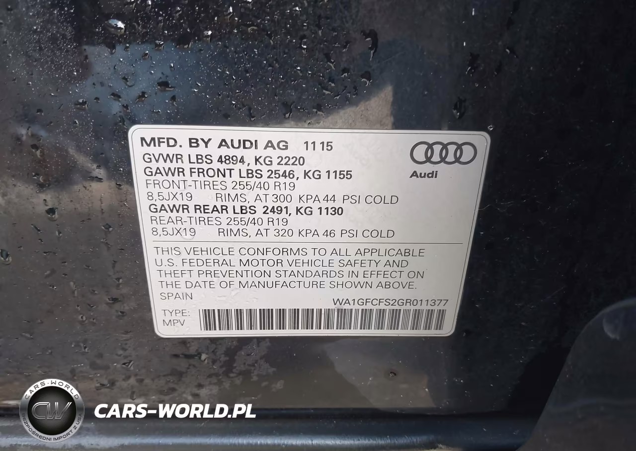 2016 Audi Q3 2.0T Premium Plus VIN:WA1GFCFS2GR011377 - 9