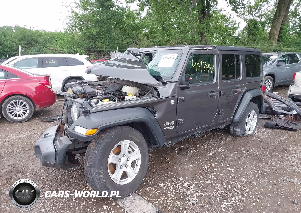 2019 Jeep Wrangler Unlimited Sport S 4X4 VIN:1C4HJXDG2KW556309 - 2