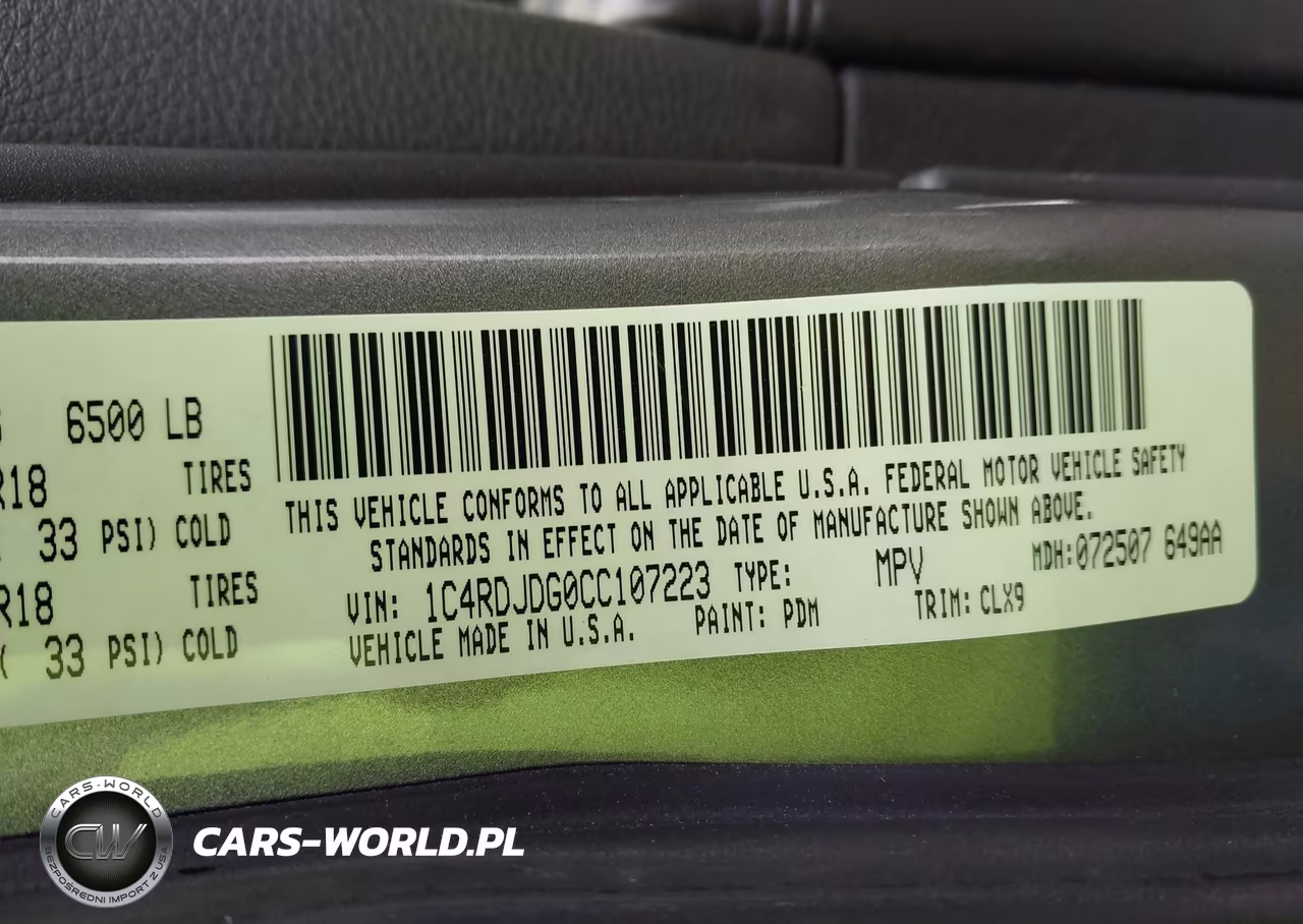 2012 Dodge Durango Crew VIN:1C4RDJDG0CC107223 - 9