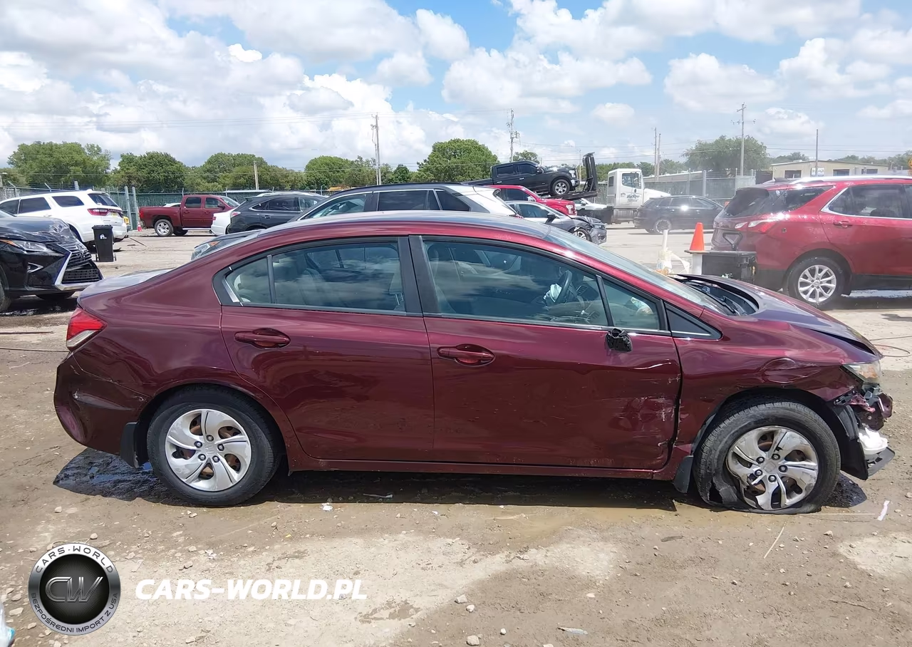 2015 Honda Civic Lx VIN:19XFB2F55FE080088 - 13