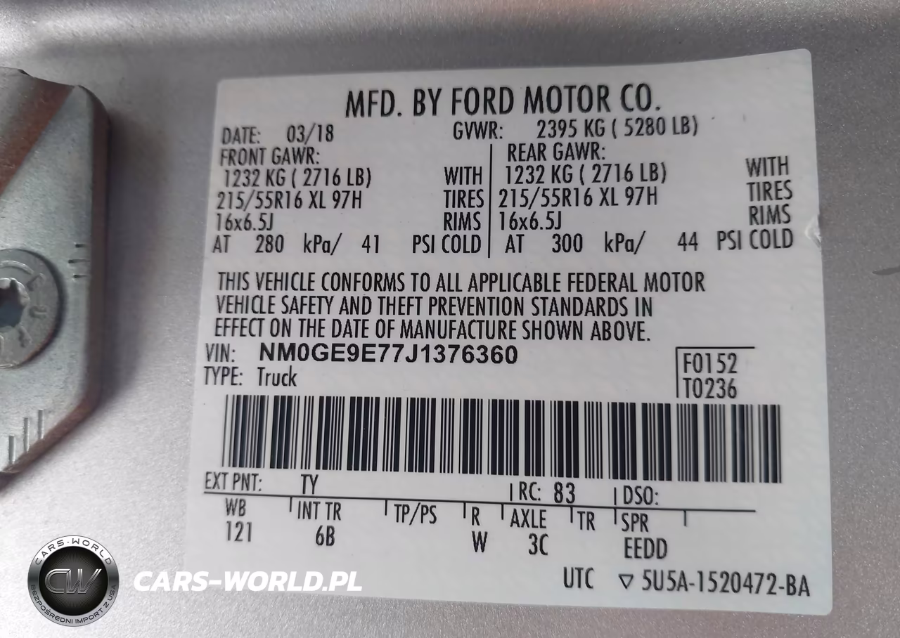 2018 Ford Transit Connect Xl VIN:NM0GE9E77J1376360 - 9