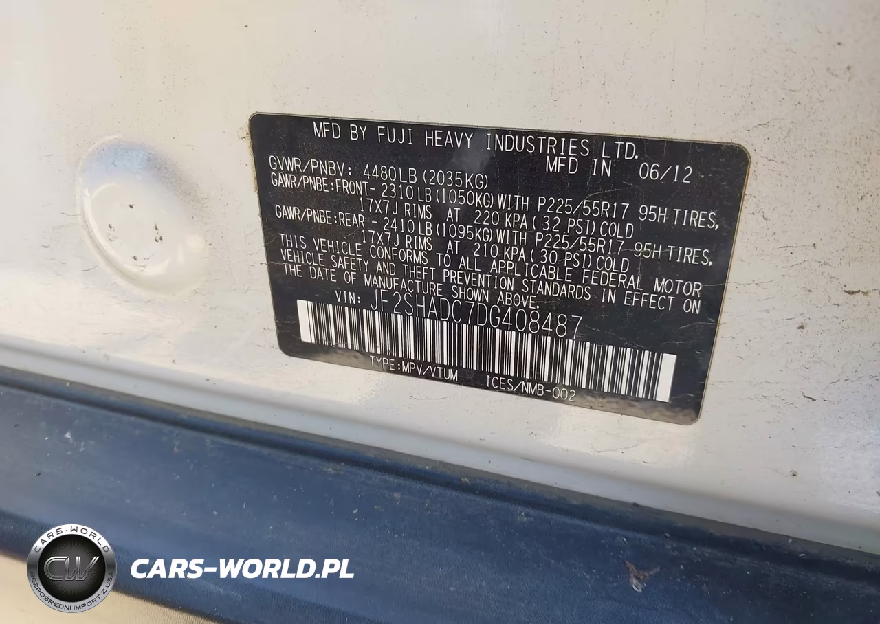 2013 Subaru Forester 2.5X Premium VIN:JF2SHADC7DG408487 - 9
