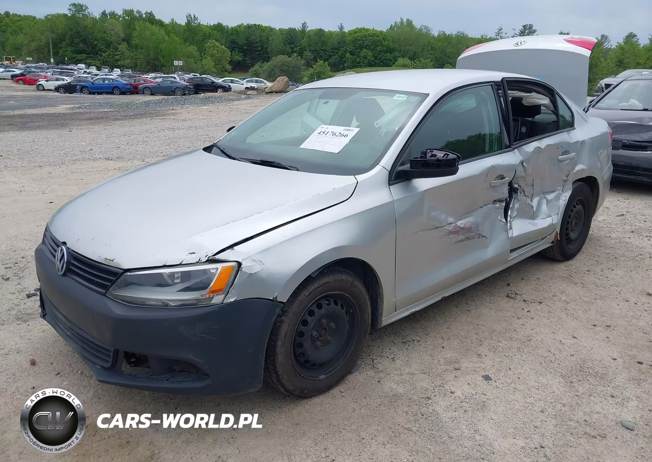 2013 Volkswagen Jetta 2.0L S VIN:3VW2K7AJXDM264555 - 2