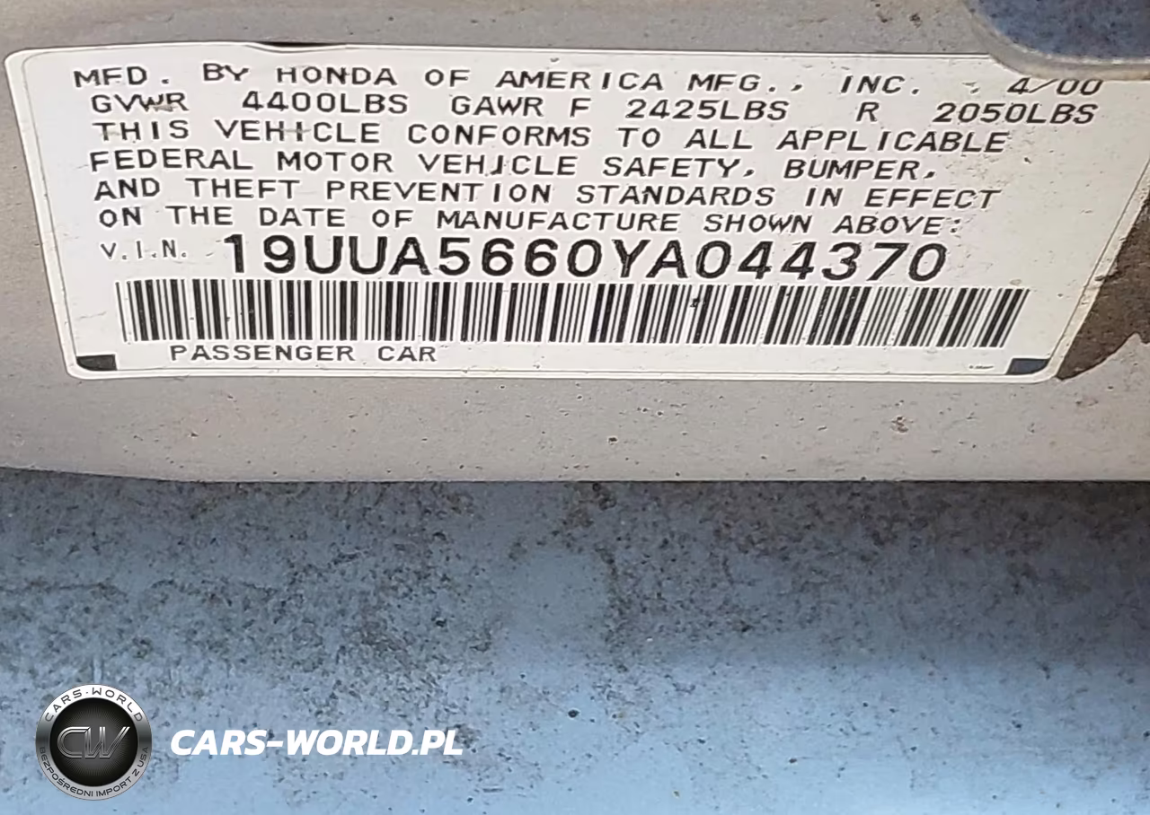 2000 Acura Tl 3.2 VIN:19UUA5660YA044370 - 9