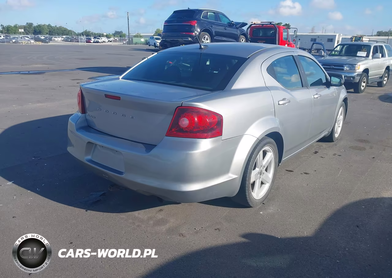 2013 Dodge Avenger Se VIN:1C3CDZAB1DN664343 - 4
