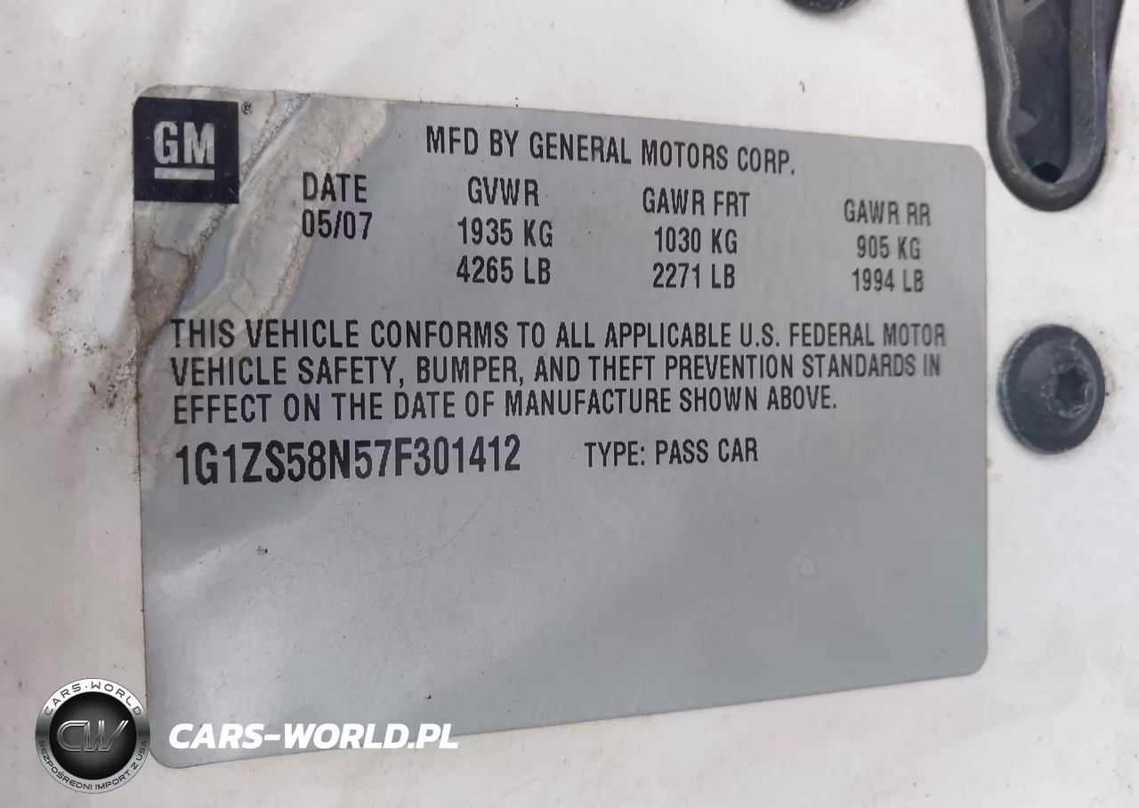 2007 Chevrolet Malibu Ls VIN:1G1ZS58N57F301412 - 9
