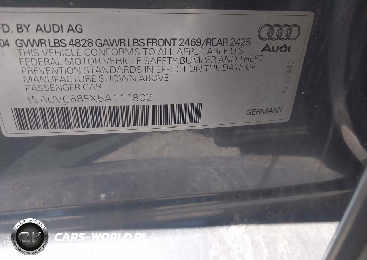 2005 Audi A4 1.8T Avant-1.8T Avant Special Edition VIN:WAUVC68EX5A111802 - 9