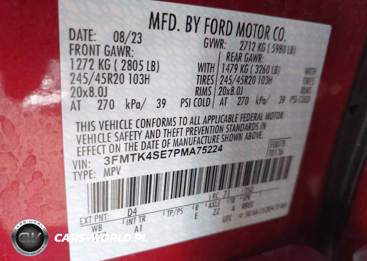 2023 Ford Mustang Mach-E Gt VIN:3FMTK4SE7PMA75224 - 9