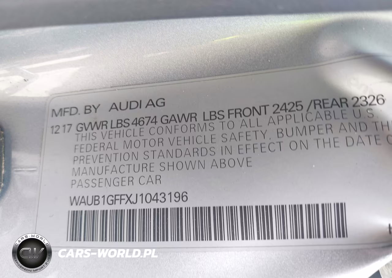 2018 Audi S3 2.0T Premium Plus-2.0T Tech Premium Plus VIN:WAUB1GFFXJ1043196 - 9