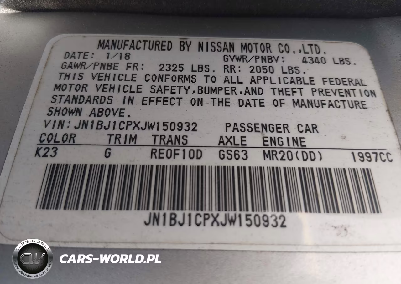 2018 Nissan Rogue Sport S VIN:JN1BJ1CPXJW150932 - 9